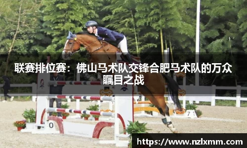 联赛排位赛：佛山马术队交锋合肥马术队的万众瞩目之战